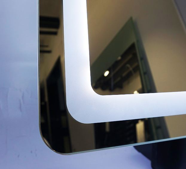rectangle Led mirror edge