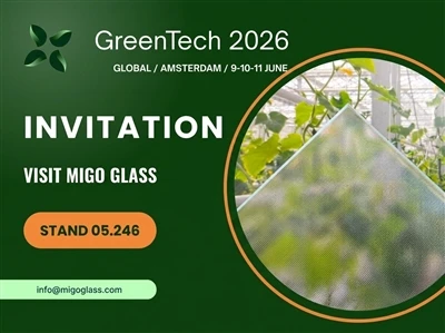 MIGO GLASS Biex Tesibixxi F'GreenTech Amsterdam 2026 B'So...