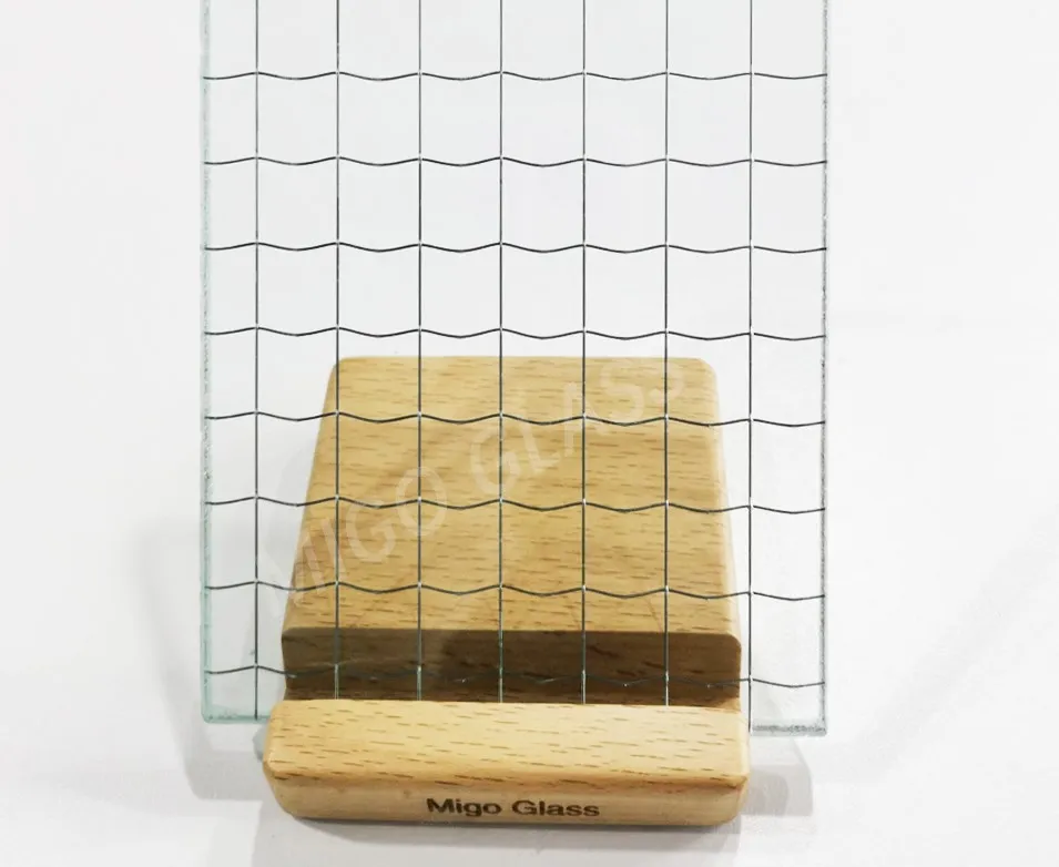 Georgian polished wire glass Georgian polished wire glass