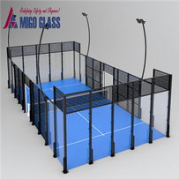Ħġieġ tal-Qorti tas-Sigurtà tal-Padel